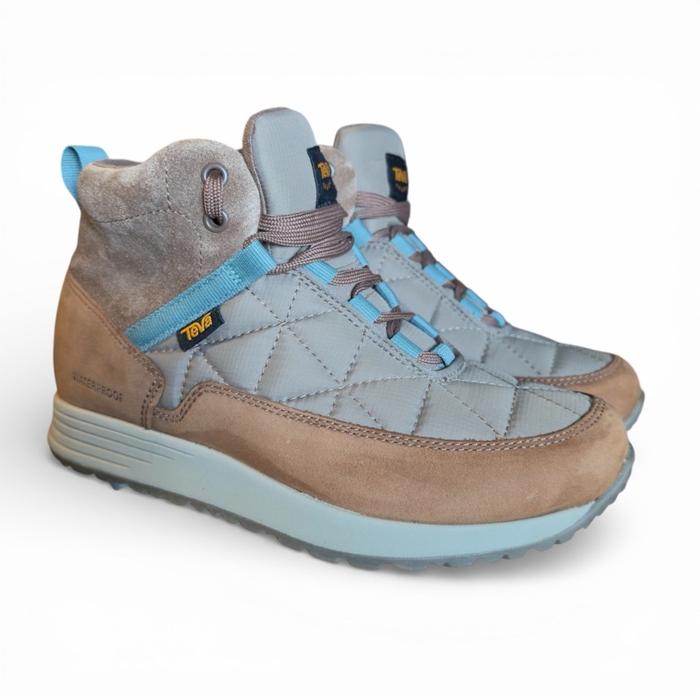 TEVA EMBER COMMUTE WATERPROOF BISON/CHOCOLATE CHIP SHOES - WOMEN'S Sz 6